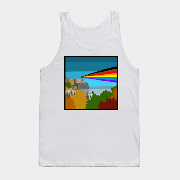 Split Rock Lighthouse Pride Tank Top by andybirkey